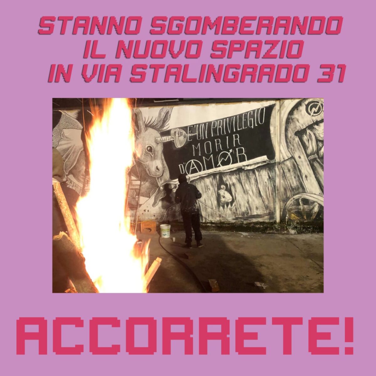 Sgombero Via Stalingrado 31